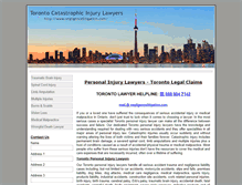 Tablet Screenshot of negligencelitigation.com